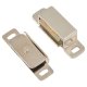 Veel-2 Magnetic Catch - 46 x 15 x 14mm - 6kg Pull - Nickel