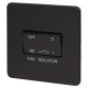 10AX 1 Gang Triple Pole Fan Isolator Switch - Matt Black
