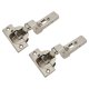 CLIP Top Thick Door Soft Close Cabinet Hinge - 95° - Inset - Zinc Plated - Pair