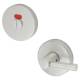 Puma Bathroom Turn & Release - 50mm Diameter - Extended Turn - Satin Aluminium