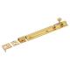 Polished Brass Straight Barrel Bolt - Decorative Range - 150 x 32mm