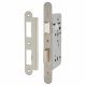 Heavy Duty DIN Bathroom Lock - 90mm Case - 60mm Backset - Radius - Sat Stainless Steel