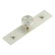 Murray Round Cabinet Knob on Plain Backplate - 30mm Diameter - Satin Nickel