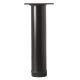Round Adjustable Cabinet Furniture Leg - 32 x 150mm - Black