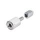Bramah Rola Wooden Sash Window Stop - 19mm - Polished Chrome - 10 Body + 20 Inserts