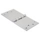 Projection Hinge - 102 x 200 x 5mm - Polished Chrome - Pair