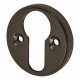 Escutcheon - 40mm Diameter - Euro - Black Nickel