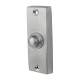 Satin Chrome Rectangular Plain Edge Period Bell Push - 76 x 25mm