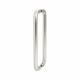 Satin Aluminium 19mm D-Bar Door Pull Handles - Back to Back - 300mm Centres