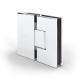 Bilbao Select Glass to Glass Shower Hinge - 180° - 8-12mm Glass - Polished Chrome