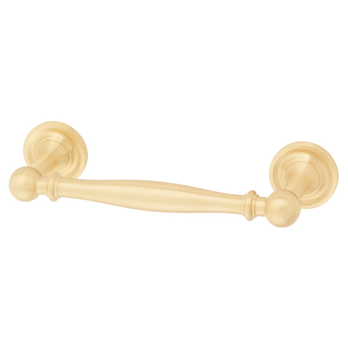 Marcus Colonial 11.5mm D-Bar Cabinet Pull Handle - 96mm Centres - Satin Brass