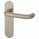 Satin Stainless Steel 19mm Return to Door Latch Door Handles - Radius - 170 x 45mm