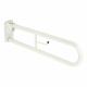 Hinged Support Grab Rail - 800 x 200mm - White