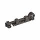 Elan Metalised Antique Black Iron Straight Barrel Bolt - Blacksmith Range - 152 x 37mm