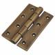 Butt Door Hinge - 100 x 60 x 4.5mm - Antique Bronze - Pair