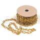 Brass Oval Chain - 16mm Link - 10m Chain - Polished Brass