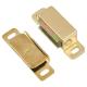 Veel-2 Magnetic Catch - 46 x 15 x 14mm - 6kg Pull - Polished Brass