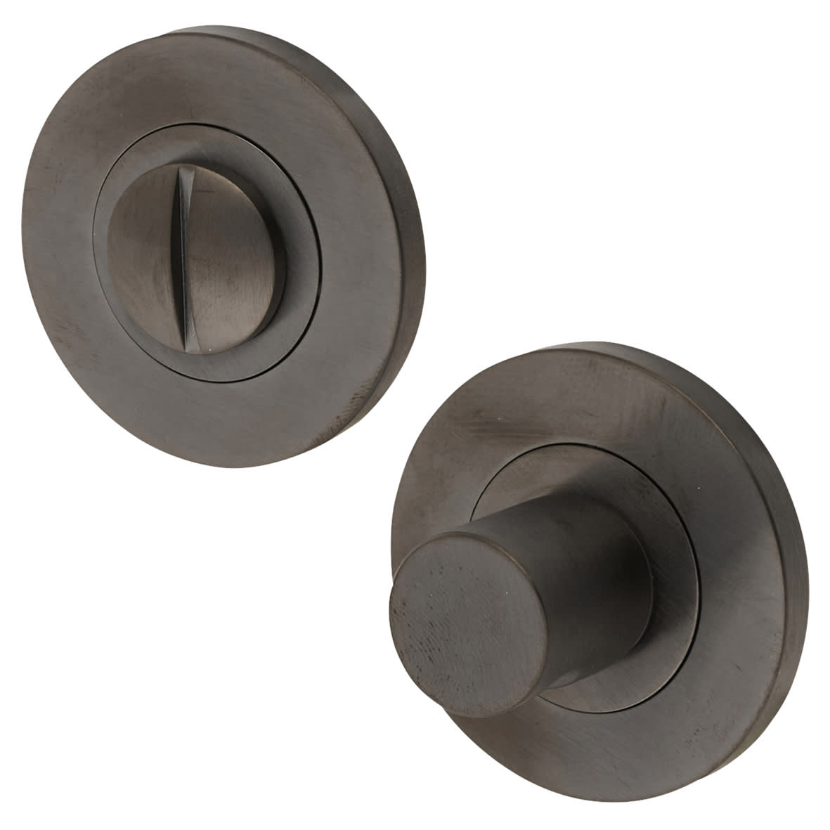Bathroom Turn & Release - 50mm Diameter - Dark Bronze