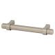 14mm Collared T-Bar Cabinet Pull Handle - 96mm Centres - Satin Stainless Steel