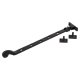 Tudor Casement Window Stay - 12"/300mm Length - Antique Black Iron