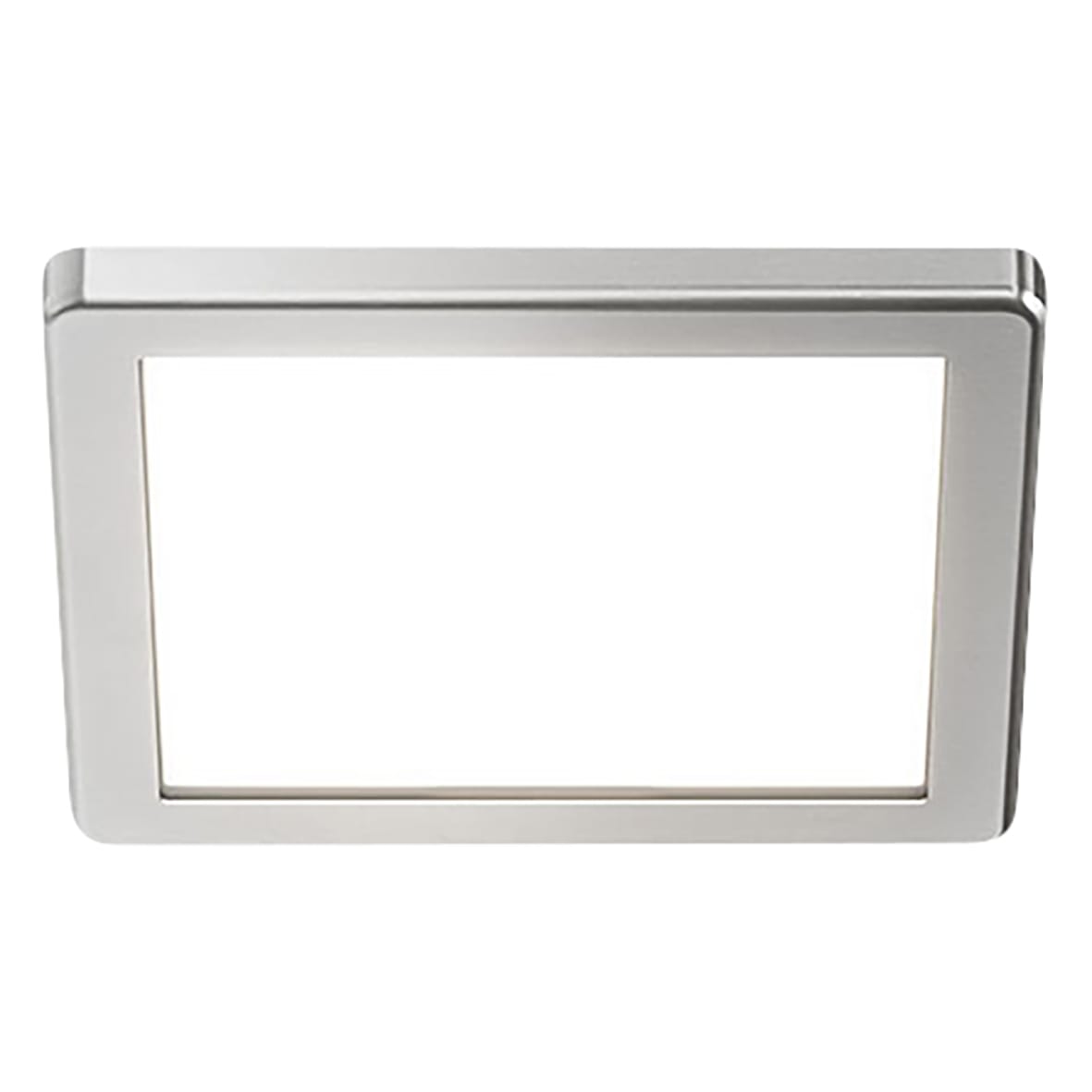Plaza 3.6W LED Square Cabinet Downlight - 5000K Natural White - Stainless Steel