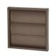 Gravity Wall Grille - 4"/100mm - Brown