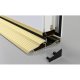 Proline Inward Threshold - 2000mm Length - Inward Opening Doors - Gold