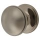 Black Nickel Round Centre Door Knob - 80mm Rose Diameter
