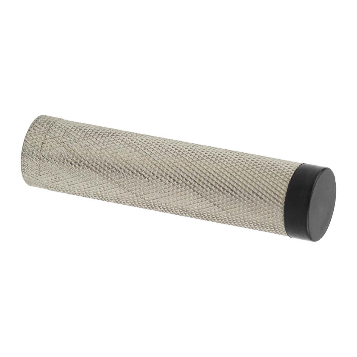 Knurled Projection Door Stop Without Rose - 76mm Projection - Antique Brass