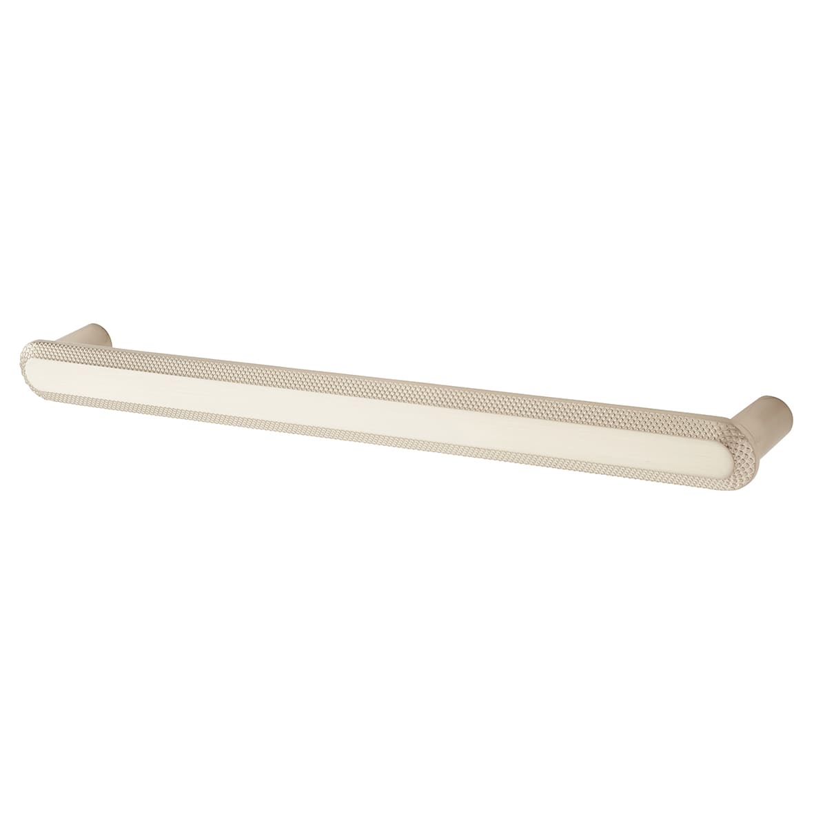 Morley 19mm Bobbled D-Bar Cabinet Pull Handle - 224mm Centres - Satin Nickel