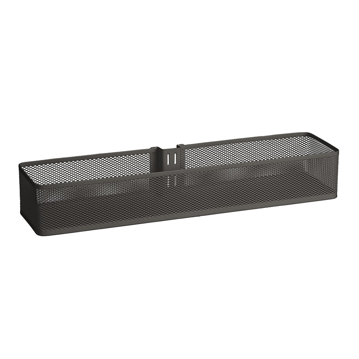 Top Track System - Medium Mesh Basket for Door & Wall Racks - 435 x 104 x 70mm - Graphite
