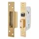 3K74:2007 5 Lever Mortice Sashlock - 80mm Case - 53mm Backset - Pol Brass