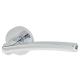 Polished Chrome Door Handles on Round Rose - Condor Range