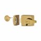 Double Locking Nightlatch - 60mm Backset - Polished Brass Case/Cylinder