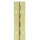 Steel Continuous Piano Hinge - 1830 x 32 x 0.7mm - Polished Brass