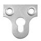 Slotted Glass / Mirror Fixing Plate - 38mm Width - Polished Chrome - Pack of 10