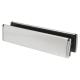 Letter Plate Matching End - 300 x 70mm - Door Thickness 40-80mm - PVD Chrome