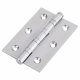 Performance Washered Butt Door Hinge - 75 x 50 x 2.5mm - Polished Chrome - Pair