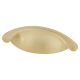 Chest Drawer Cabinet Cup Handle - 64mm Centres - Satin Brass