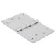 Quality Projection Hinge - 102 x 152 x 4mm - Satin Chrome - Pair
