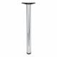 Adjustable Worktop Support Breakfast Bar Table Leg - 60 x 710-735mm - Polished Chrome - Pack of 4