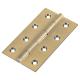 Solid Drawn Butt Door Hinge - 100 x 60 x 2.4mm - Antique Brass - Pair