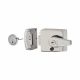 Double Locking Nightlatch - 60mm Backset - Polished Chrome Case/Cylinder