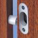 High Security Hinge Bolt - White - Pack of 2