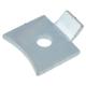 Standard Flat Bookcase Clip - Bright Zinc Plated - Pack of 10