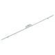 Single U-Rail Offset Espagnolette uPVC Window Lock - 600mm Length - 20mm Backset - 8mm Cam