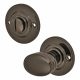 Bathroom Turn & Release - 40mm Diameter - Black Nickel