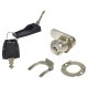 Cam Lock - 19 x 30mm - Keyed to Differ - Nickel Plated