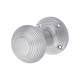 Satin Chrome Beehive Mortice Door Knob - 60mm Rose Diameter