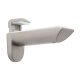 Decorative Adjustable Shelf Bracket - 8-40mm Shelf Thickness - Brushed Nickel